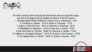 PFF NFL Podcast: Week 5 Preview and Predictions | PFF