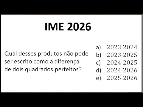 MAT BÁSICA - IME 2026 - YouTube