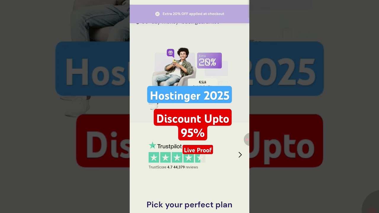 How To Get Discount On Hostinger 2025 | All Hosting Plans  