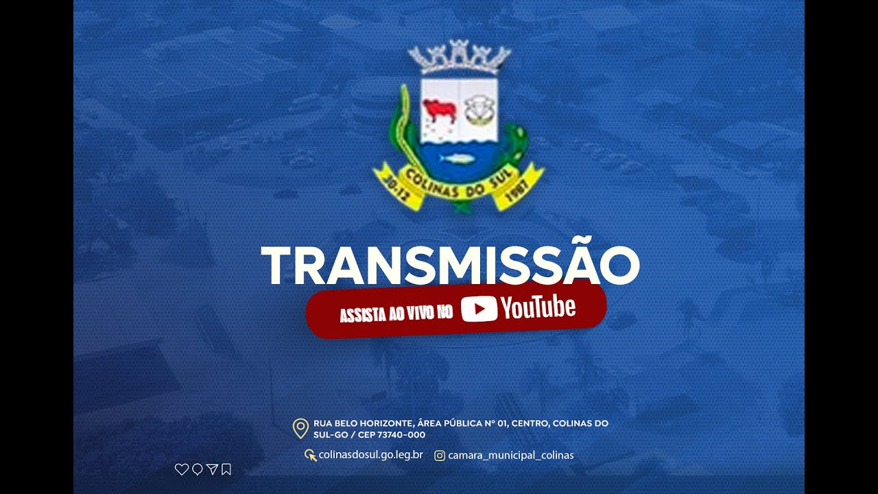 SESSÃO ORDINÁRIA CÂMARA MUNICIPAL DE COLINAS DO SUL GO, 29/05/25 - YouTube