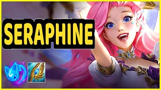 SERAPHINE VS POPPY SUPPORT GAMEPLAY