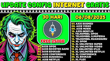 30 HARI || CONFIG HI TERBARU || AXIS, XL, TELKOMSEL, INDOSAT, PREMIUM 06-08-2025
