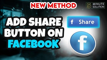 How to add share button on Facebook 2024