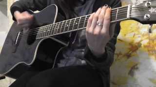 Flyleaf - Set Me On Fire (acoustic cover by Sandra Szabo) chords