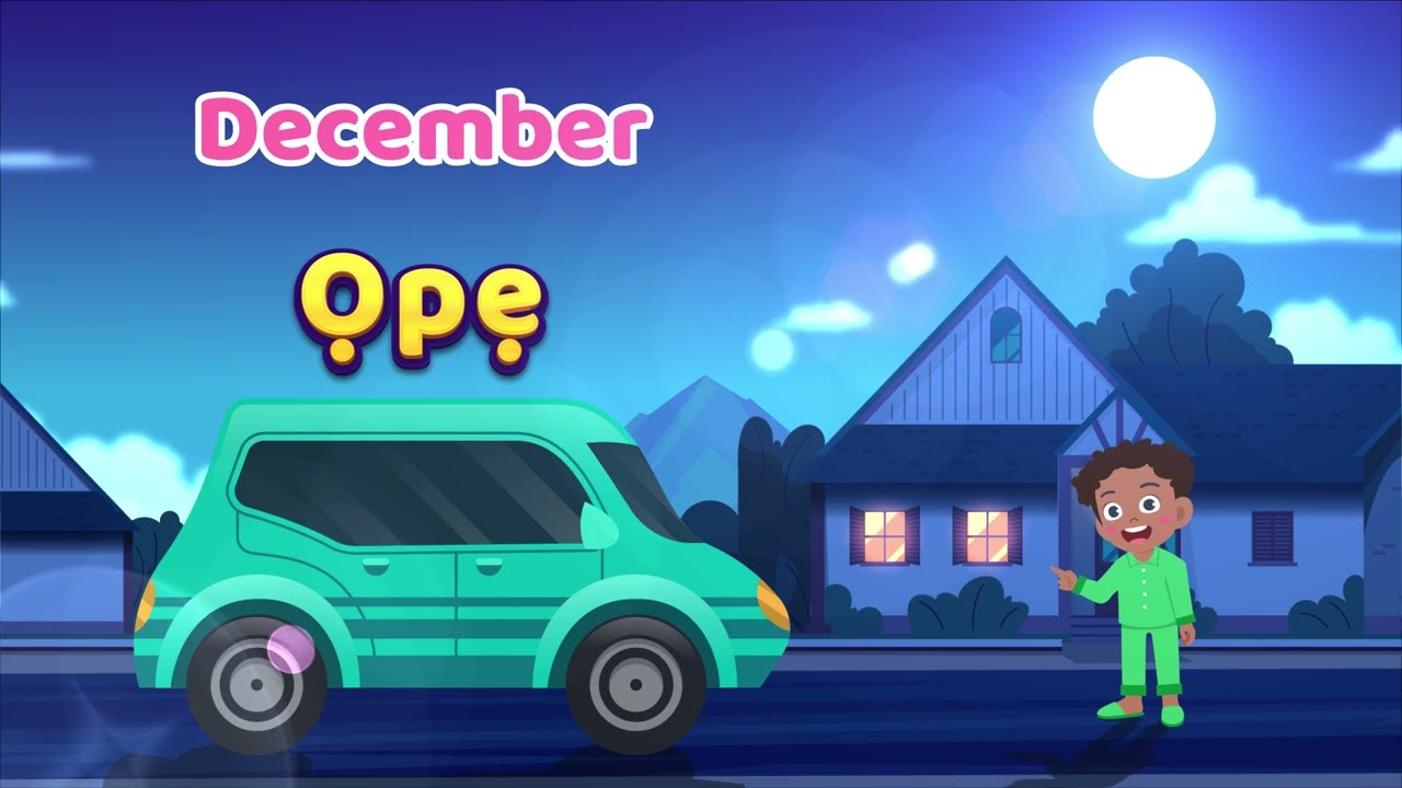 Learn Yoruba  -  Months of the year | Yoruba Language Lessons for Children