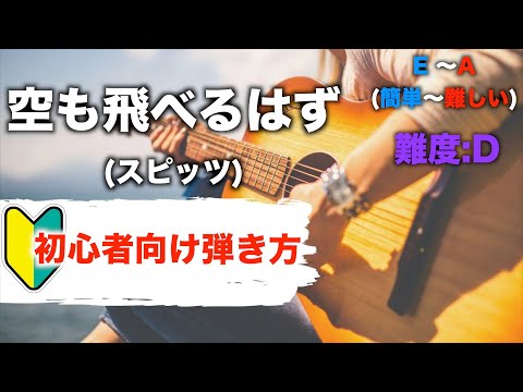 【初心者向け】空も飛べるはず/スピッツ-簡単ギター講座