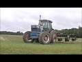 FORD 8830 WORKING BEDS AND JOHN DEERE 8235R PLANTING COTTON. DAVIS FARMS COTTON PLANTING 1