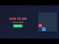 Fun Sum to 54! #riddle #game #games #puzzle #funny #puzzlegame #gridgame #braingames #brainteaser