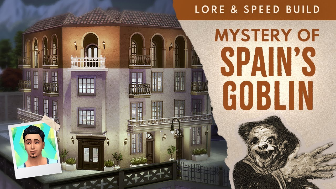 REAL LORE: The Mystery of Spain's Zaragoza Goblin (Sims 4 Speed Build)