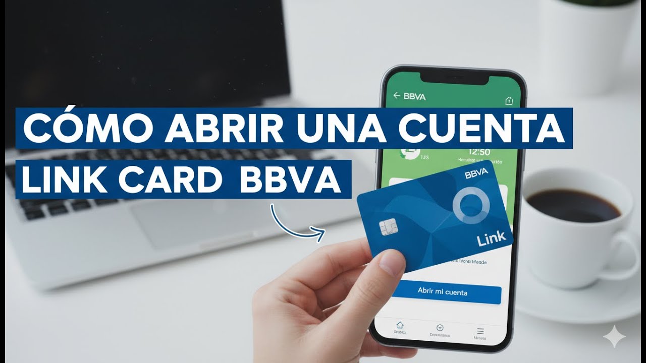 COMO ABRIR UNA CUENTA DE LINK CARD BBVA