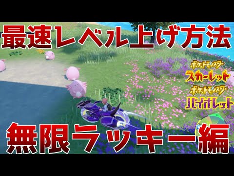 【ポケモンSV】誰でも簡単にできる効率的レベル上げ方法を解説!!【ゆっくり解説】