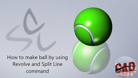 How to make ball by using revolve and split line  in Solidworks | Solidworks tutorial for beginners