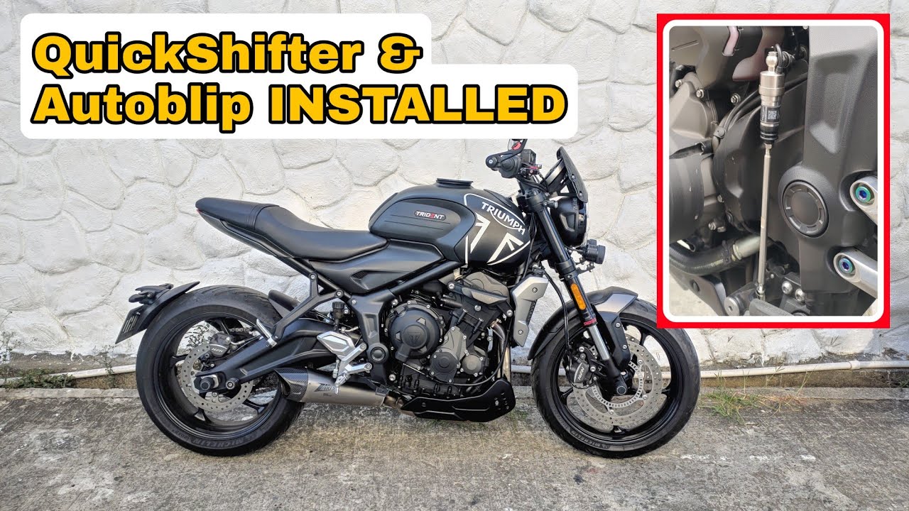 Quickshifter & Autoblip "Shift Assist" For my Triumph Trident 660 YouTube
