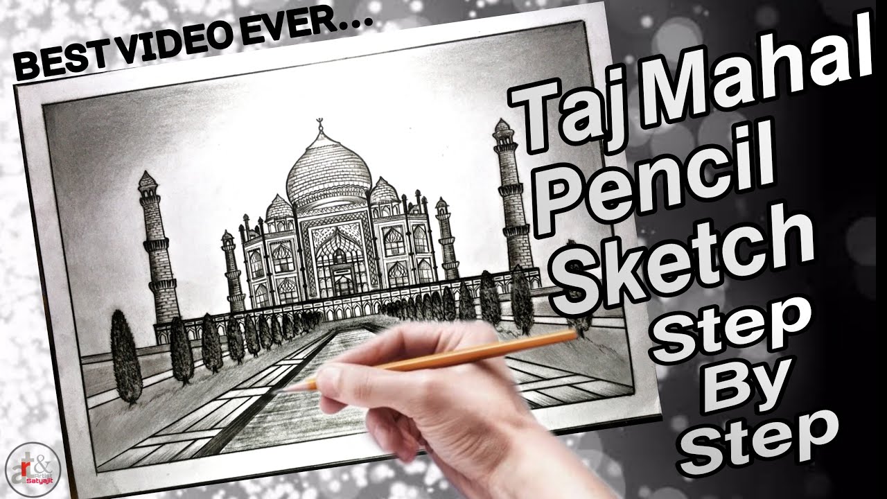 How to Draw the Taj Mahal Tajmahal Drawing Easy Step by Step for