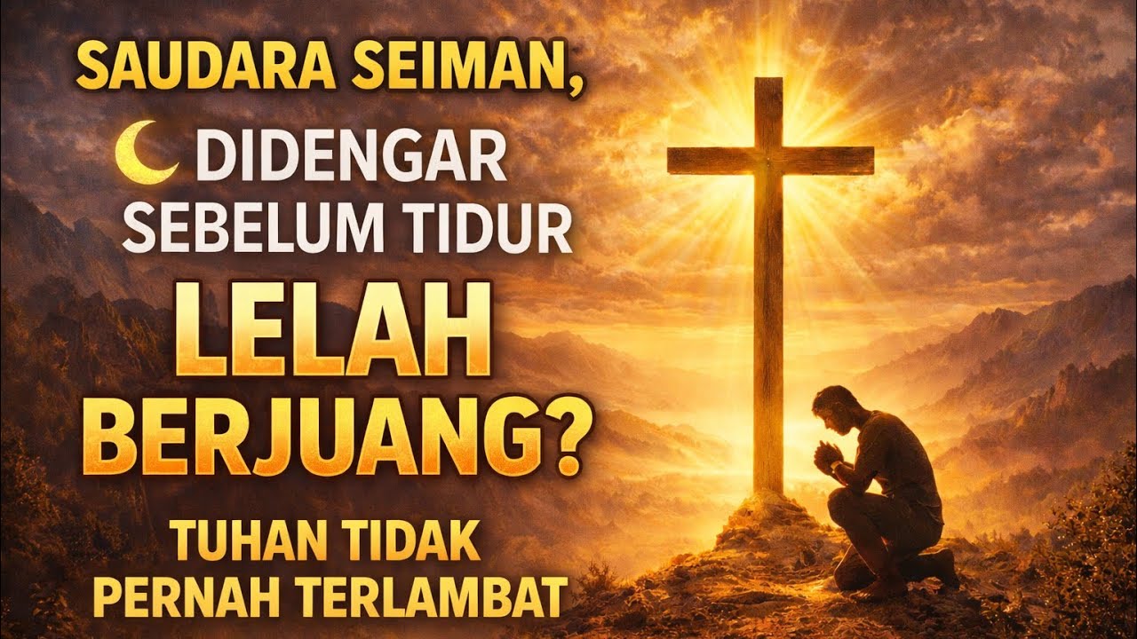 Sebelum Tidur, Dengarkan Ini… Tuhan Tidak Pernah Terlambat