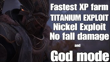 Assassins Creed Valhalla Fastest XP farm, Unlimited Titanium exploit, Unlimited Nickel, God mode