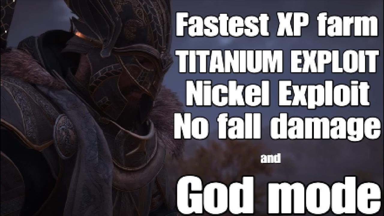 Assassins Creed Valhalla Fastest XP farm, Unlimited Titanium exploit, Unlimited Nickel, God mode