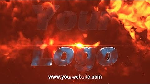 Create a Fire and Smoke Explosion Logo Intro Video - MakeWebVideo.com