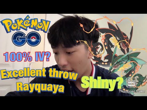How to 100% Excellent throw at Rayquaza? Getting 100% IV or Shiny? Pokemon Go