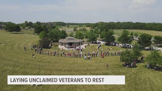 'We are now the family of these veterans': 14 laid to rest in Iowa Veterans Cemetery service