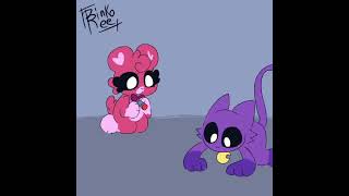 Catnap and bobby bear hug animation💙
