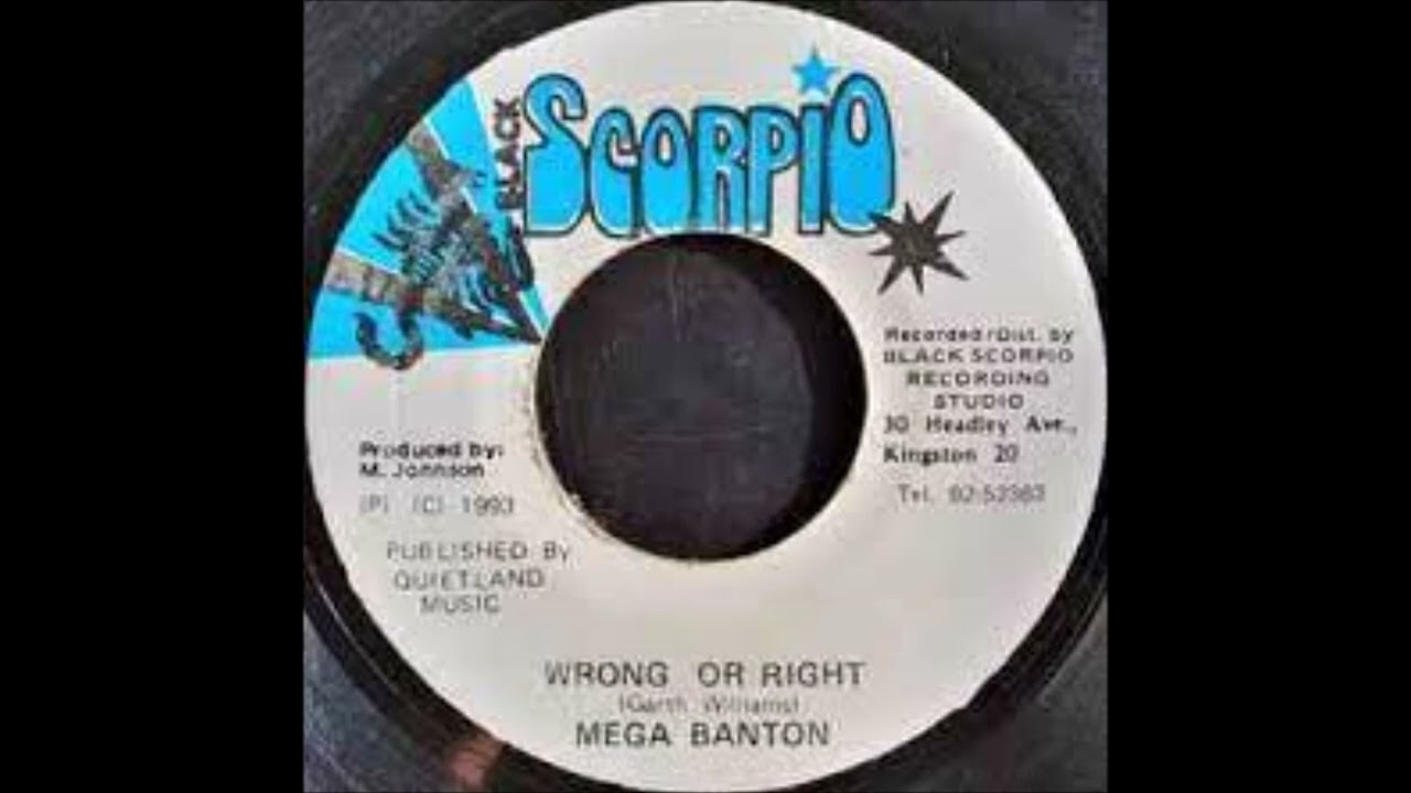 Mega Banton - Wrong Or Right,  1993 HQ.