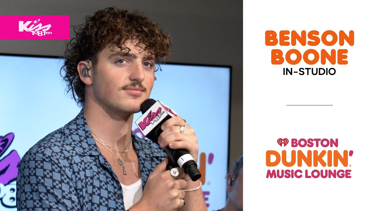 Benson Boone in the Dunkin’ Music Lounge