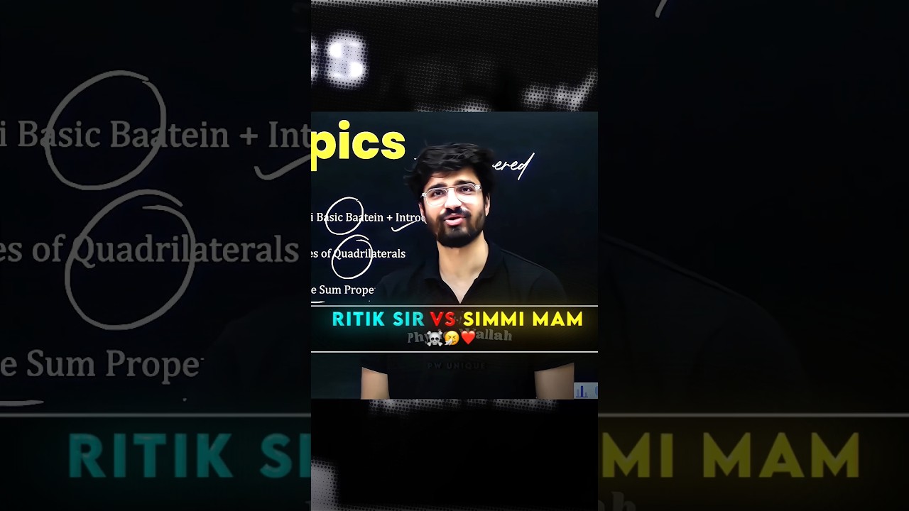 Ritik Sir VS Samridhi Mam 💀 New Lafda Unlocked ☠️ 