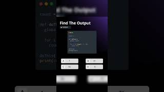 python Quiz #data #coding #python #quiz #question #quiztime #quizchallenge #challenge #shorts #yt#1m