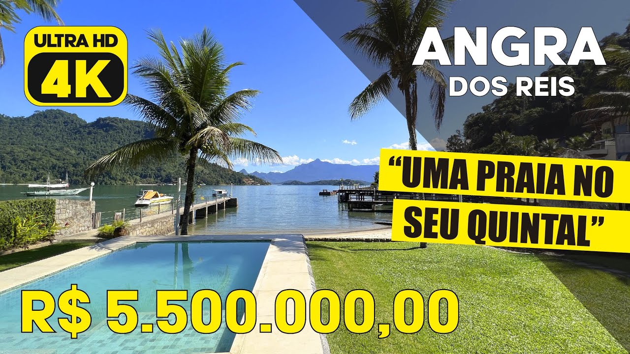 UM PARAÍSO PARA CHAMAR DE SEU! CASA "PÉ NA AREIA" EM ANGRA QUE ENTREGA MUUUITA QUALIDADE DE VIDA!