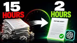 Write YouTube Scripts in 2 Hours With This 3-Step AI Workflow