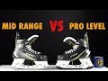 Mid range vs Top Pro Level hockey skates comparison - What is the difference