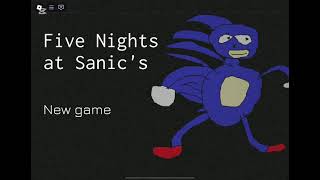 Fnas Gameplay Five Nights At Sanics
