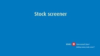 BMO InvestorLine - Stock screener
