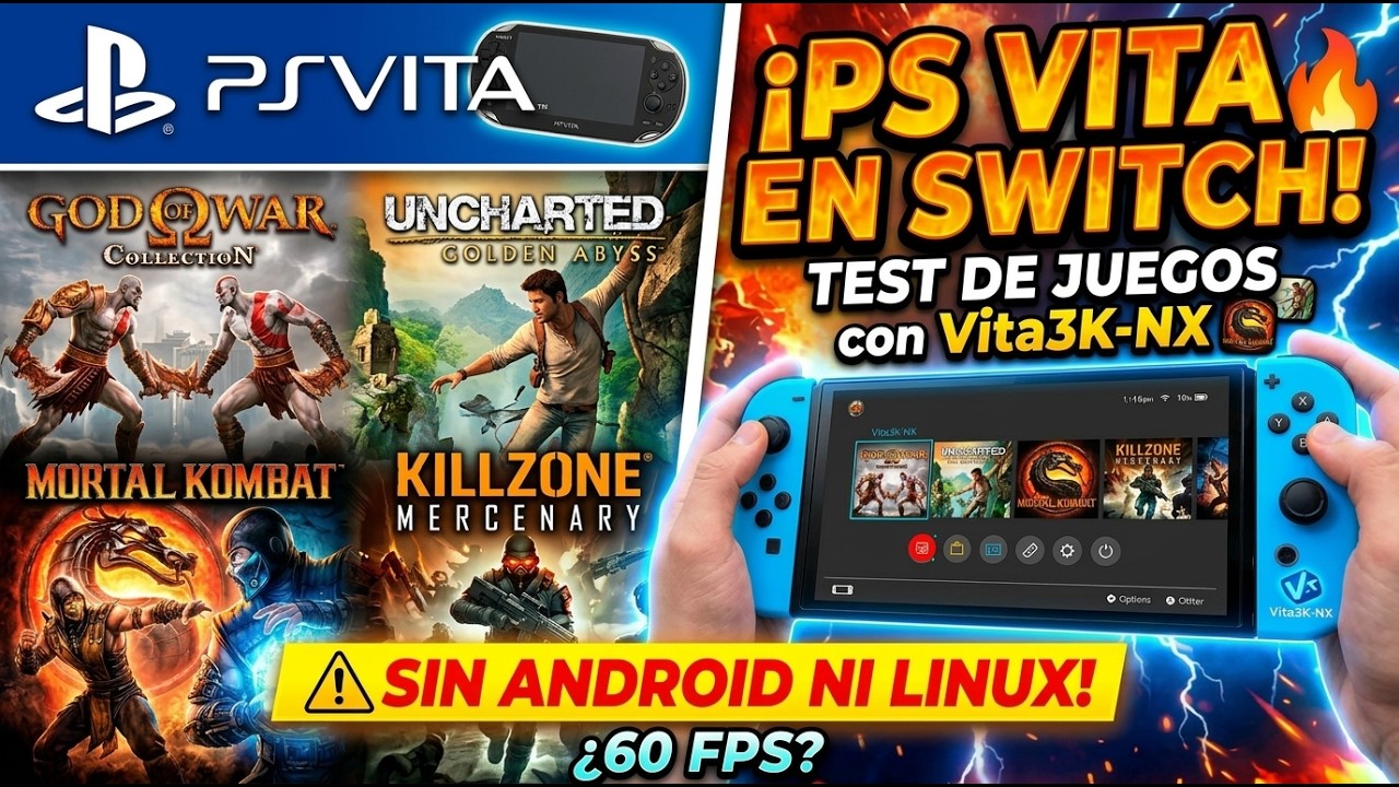 🔥 PS VITA ON SWITCH! | GAME TEST with Vita3K-NX – GOD OF WAR
