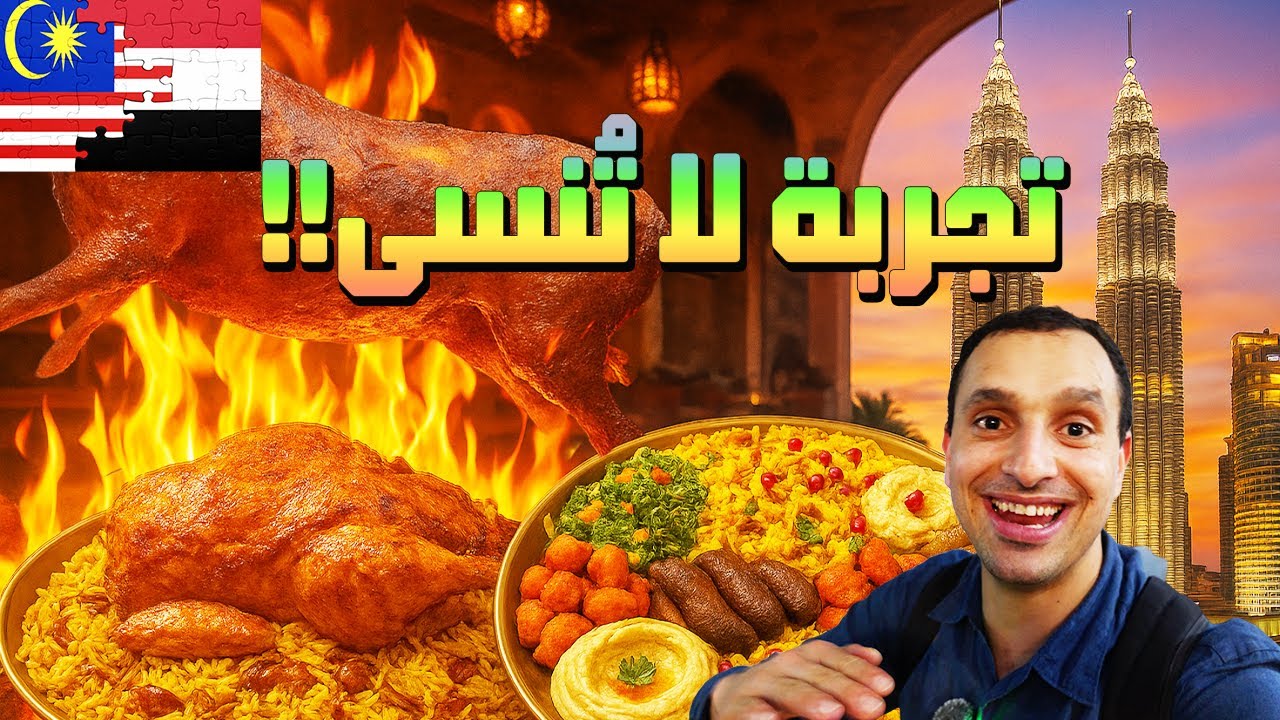 أفخم بوفيه رمضاني يمني في ماليزيا! 🇲🇾 جربت كل شيء 😍