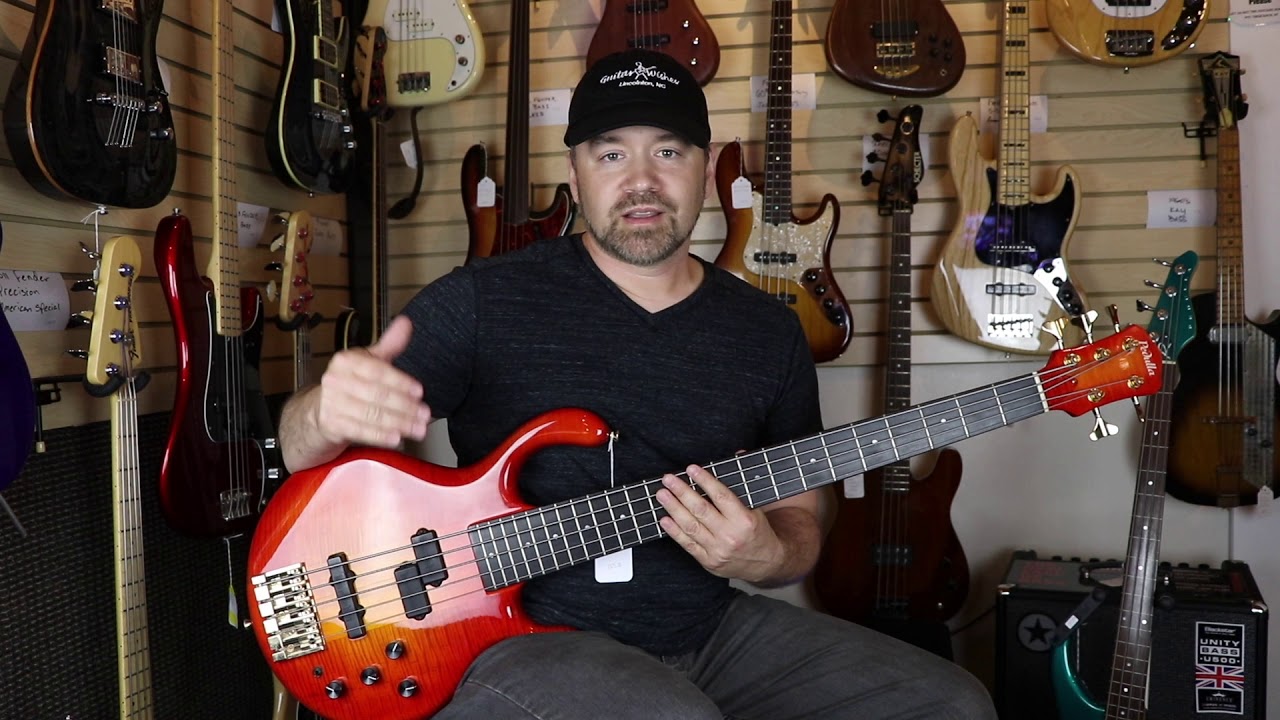 PEDULLA MPV 5 BASS AT GUITAR WISHES YouTube