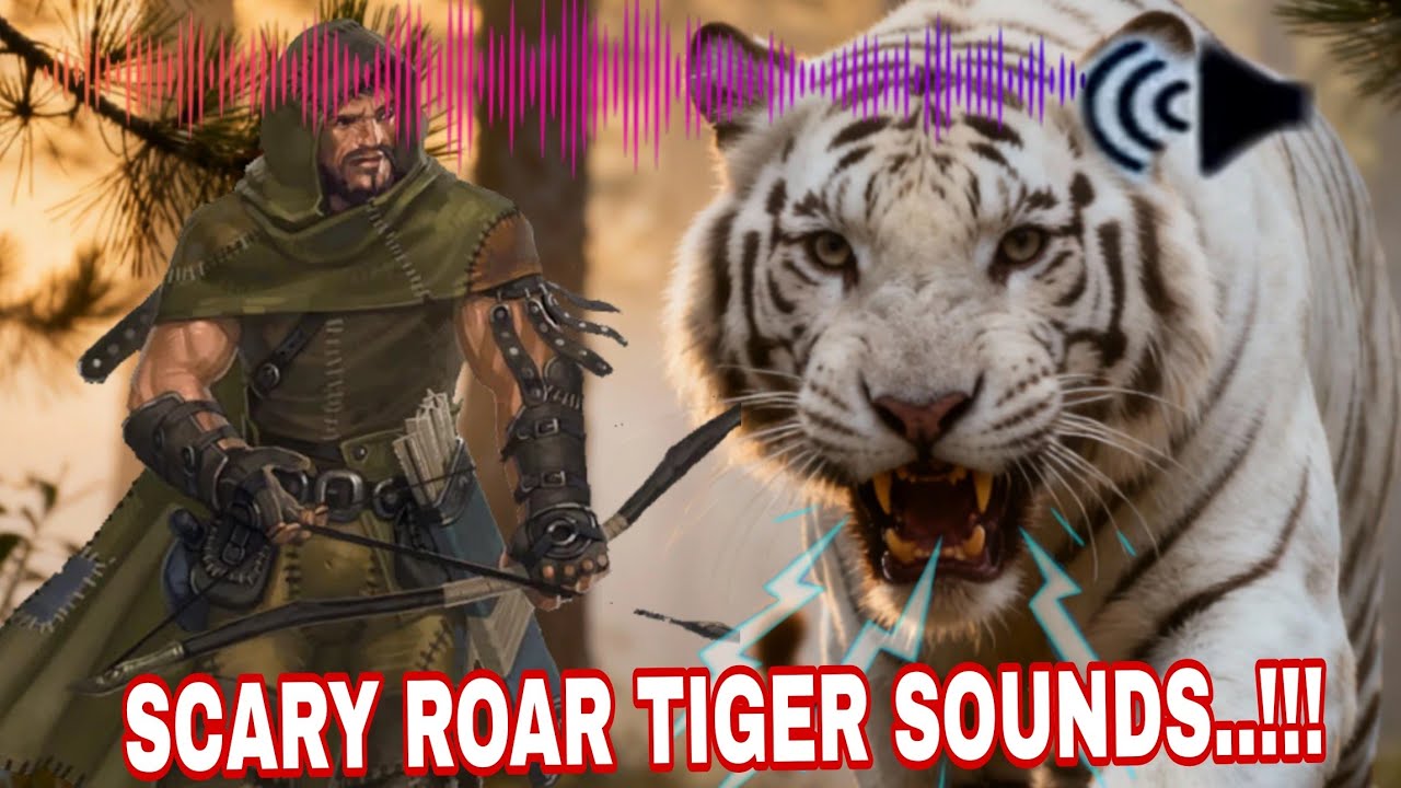 The Terrifying Roar of a White Tiger When Angry in the Wild!!!
