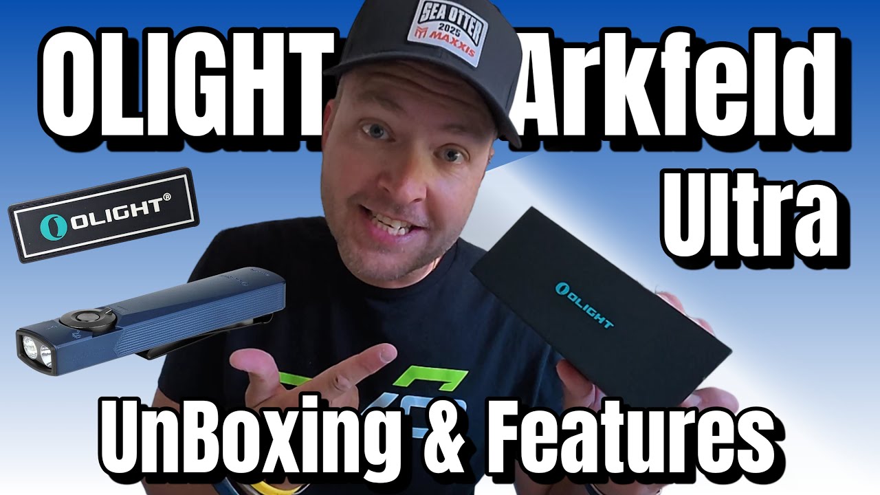 This Flashlight is INSANE! Olight Arkfeld Ultra Review (Laser + UV + 1400 Lumens!)