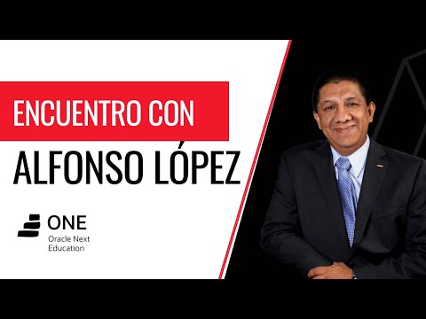 Alfonso López invita a participar en Oracle ONE
