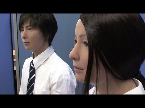 Brother and sister android robots from Japan - Actroid-F #DigInfo