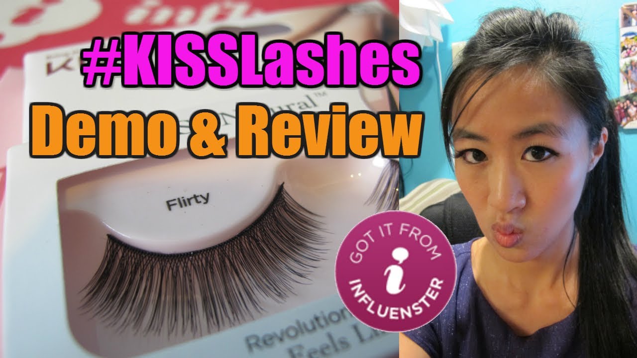 Kiss Lashes Demo & Review YouTube