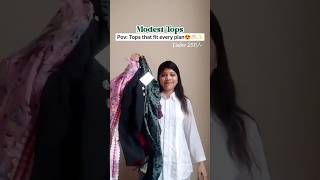 Modest tops #meesho #shorts