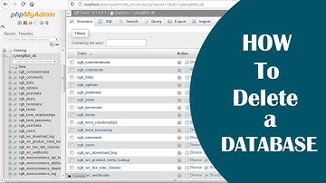 How to Delete a Database in MySQL || Bangla Tutorial || phpMyAdmin