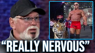 Scott Steiner Made His Entrance With A Tiger