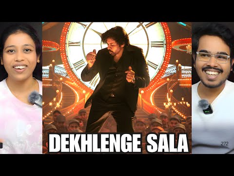 Dekhlenge Saala Lyrical Video Reaction | Ustaad Bhagat Singh | Pawan Kalyan