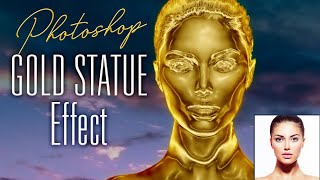 Photoshop: How to Create a Solid GOLD Statue from a Photo! Photoshop: How to Create a Solid GOLD Statue from a Photo!