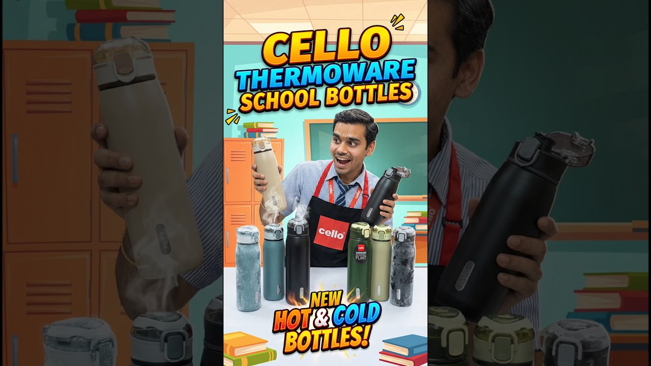 Cello thermoware sipper school bottles 