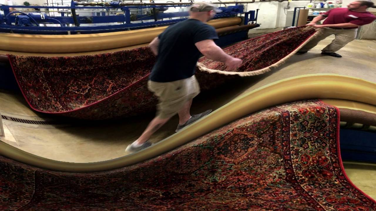 Satisfying Rug Washing YouTube