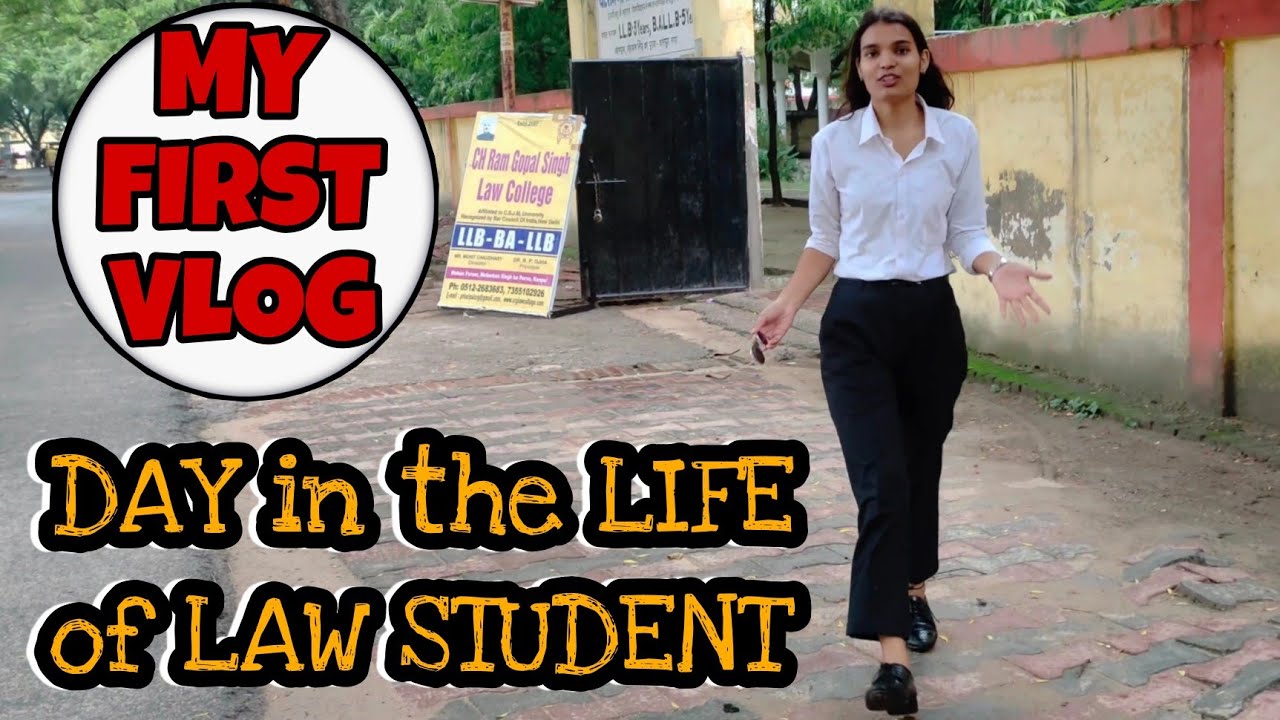 MY FIRST VLOG (DAY IN THE LIFE OF A LAW STUDENT) Law school Vlog ...